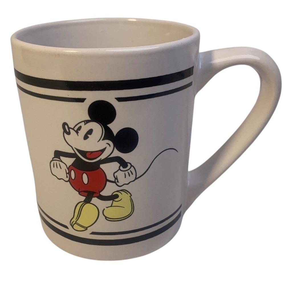 Vintage Disney Mickey Mouse Coffee Mug by Gibson - Classic Retro Style